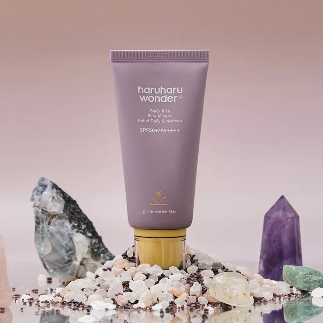 haruharu wonder Black Rice Pure Mineral Relief Daily Sunscreen SPF50+/PA++++ 50ml Lakinza K-beauty