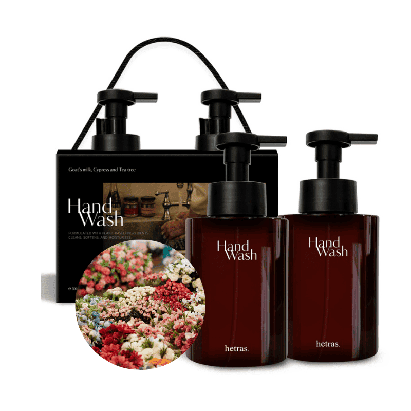 hetras Perfumed Bubble Hand Wash 515ml x 2 Lakinza K-beauty