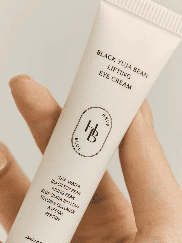 HEVEBLUE Black Yuja Bean Lifting Eye Cream 15ml Lakinza K-beauty