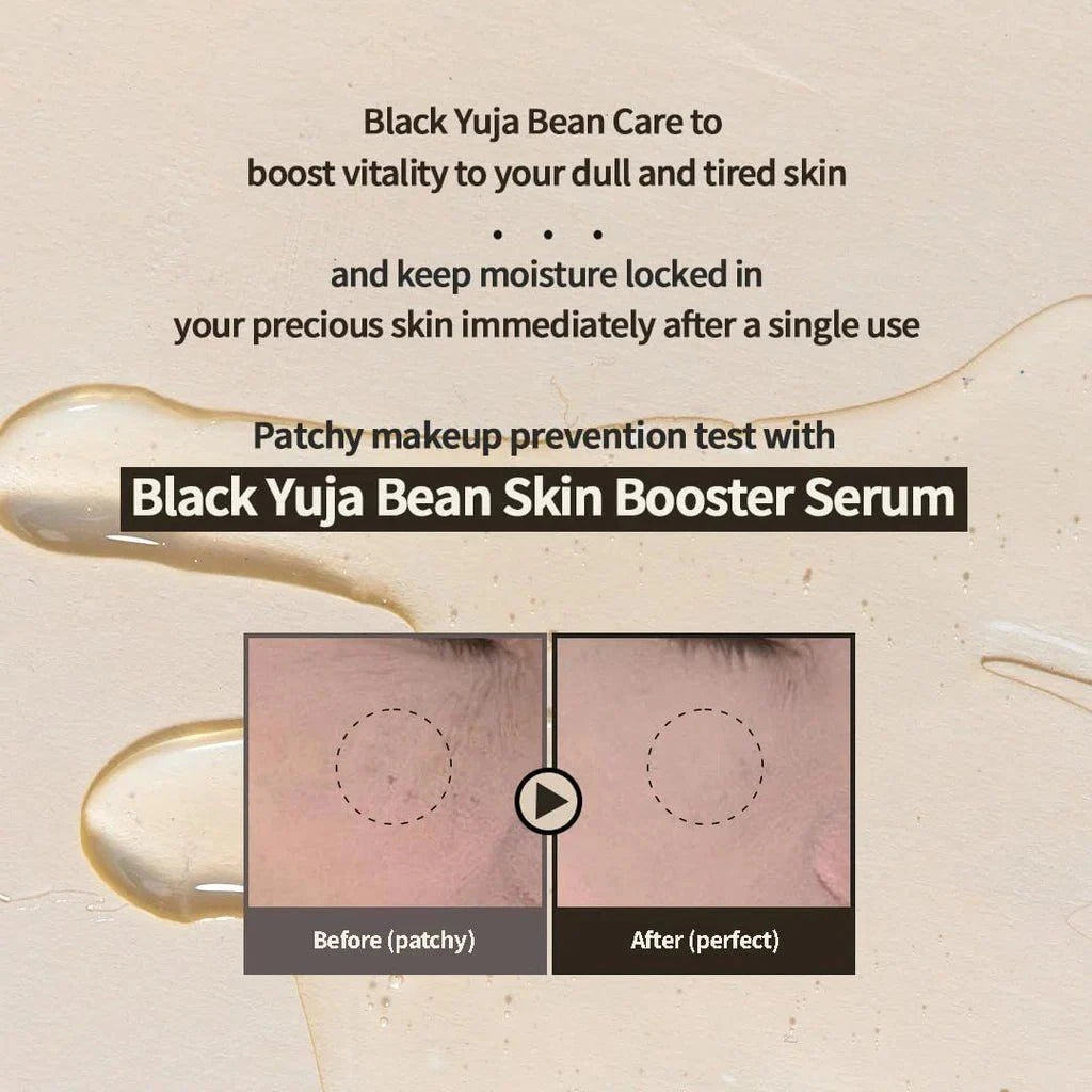 HEVEBLUE Black Yuja Bean Skin Booster Serum 42ml Lakinza K-beauty