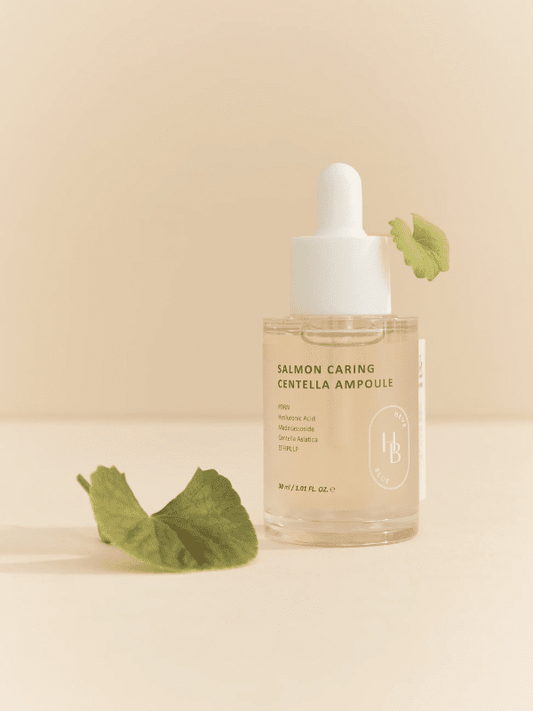 HEVEBLUE Salmon Caring Centella Ampoule 30ml | Lakinza K - beauty Canada