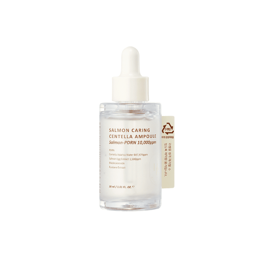 HEVEBLUE Salmon Caring Centella Ampoule 30ml | Lakinza K - beauty Canada