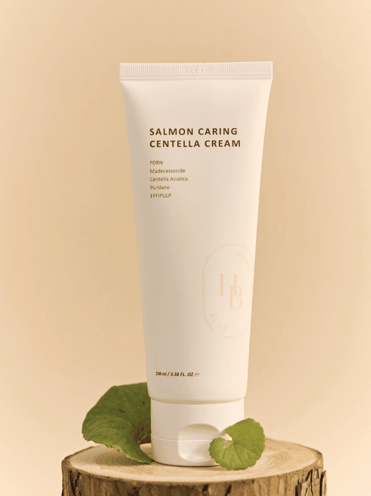 HEVEBLUE Salmon Caring Centella Cream 100ml | Lakinza K - beauty Canada