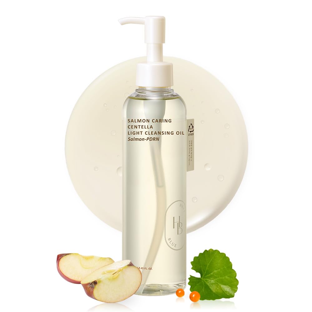 HEVEBLUE Salmon Caring Centella Light Cleansing Oil 240ml Lakinza K-beauty