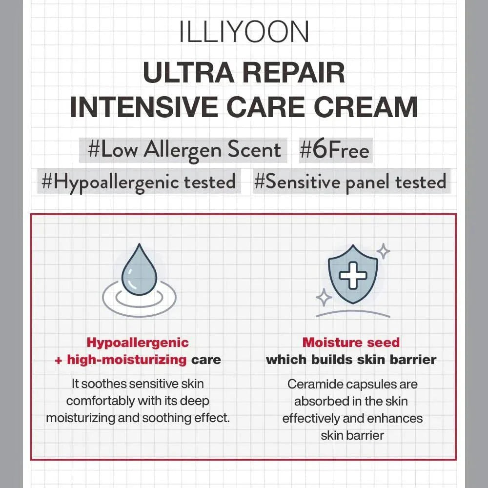 Illiyoon Ultra Intensive Care Cream 200ml Lakinza K-beauty