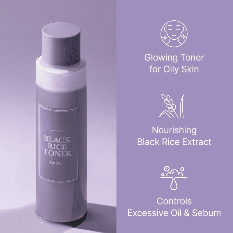 I'm From Black Rice Toner 150ml Lakinza K-beauty