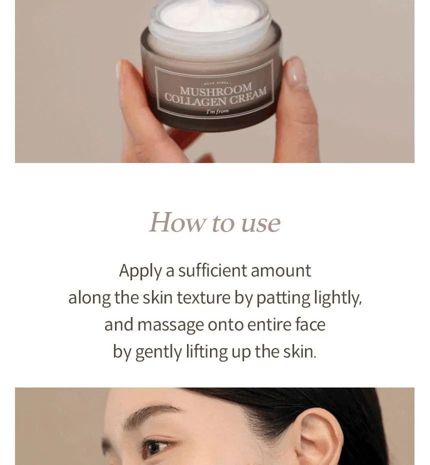 I'm From Mushroom Collagen Cream 50ml Lakinza K-beauty