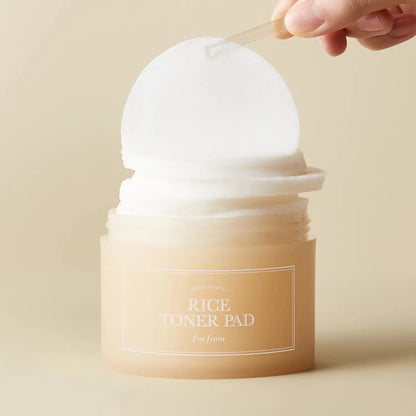 I'm From Rice Toner Pad 140ml / 60pads | Lakinza K - beauty Canada