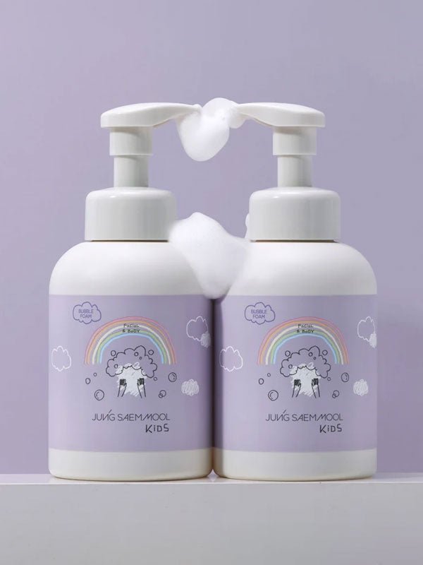 JUNGSAEMMOOL KIDS Mild Bubble Foam Facial & Body 450ml Lakinza K-beauty