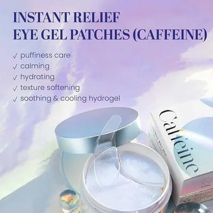 KSECRET Eye Gel Patches Instant Relief (CAFFEINE) 60pcs | Lakinza K - beauty Canada