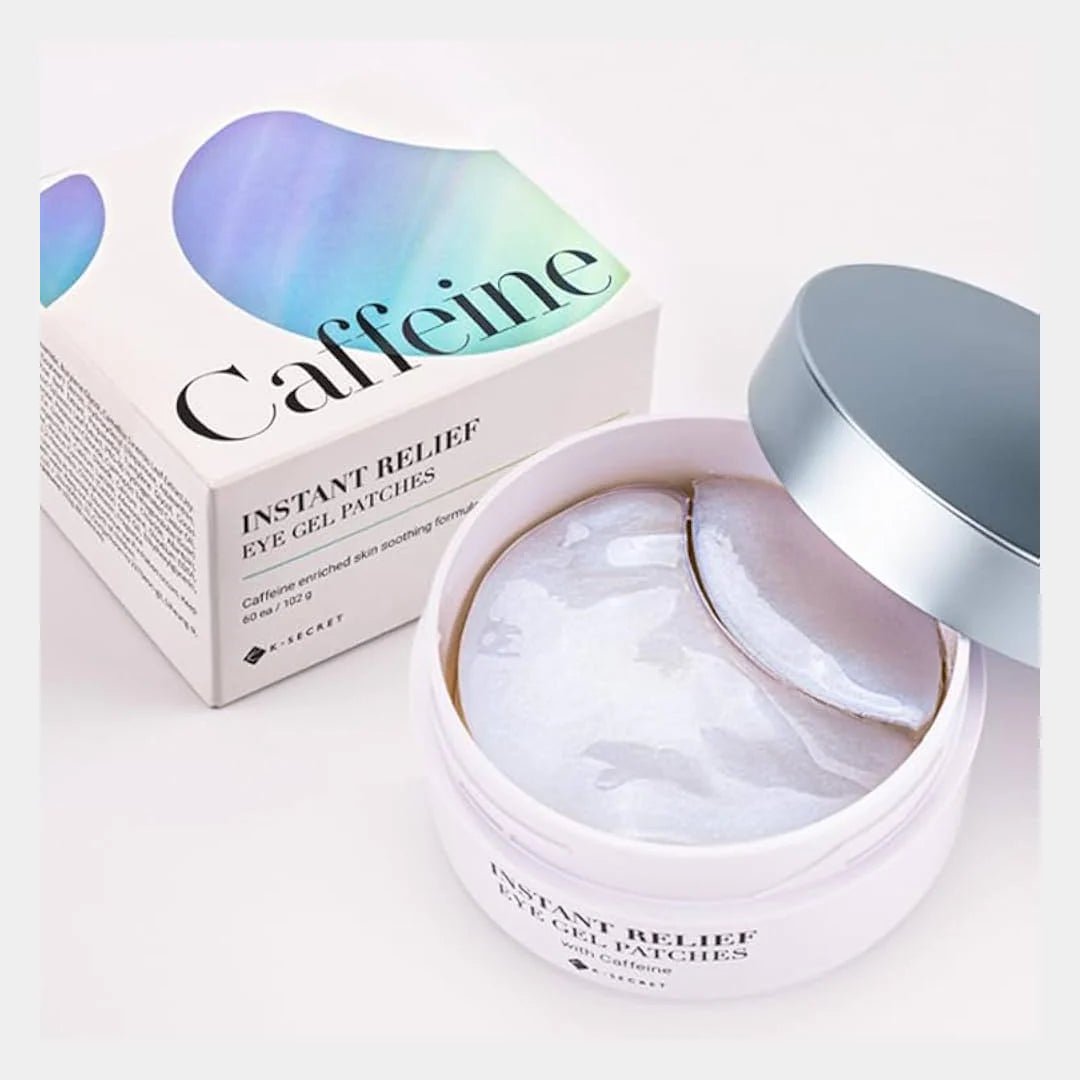 KSECRET Eye Gel Patches Instant Relief (CAFFEINE) 60pcs Lakinza K-beauty