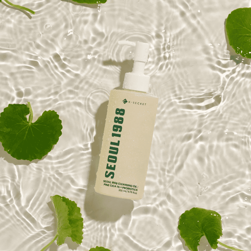 KSECRET SEOUL 1988 Cleansing Oil: Pine Cica 1% + Probiotics 200ml Lakinza K-beauty