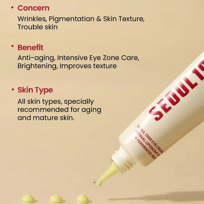 KSECRET SEOUL 1988 Eye Cream: Retinal Liposome 4% + Fermented Bean 30ml | Lakinza K - beauty Canada