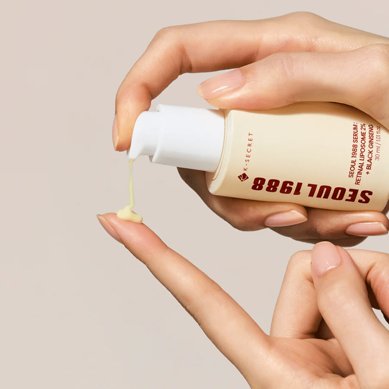 KSECRET SEOUL 1988 Serum: Retinal Liposome 2% + Black Ginseng 30ml | Lakinza K - beauty Canada