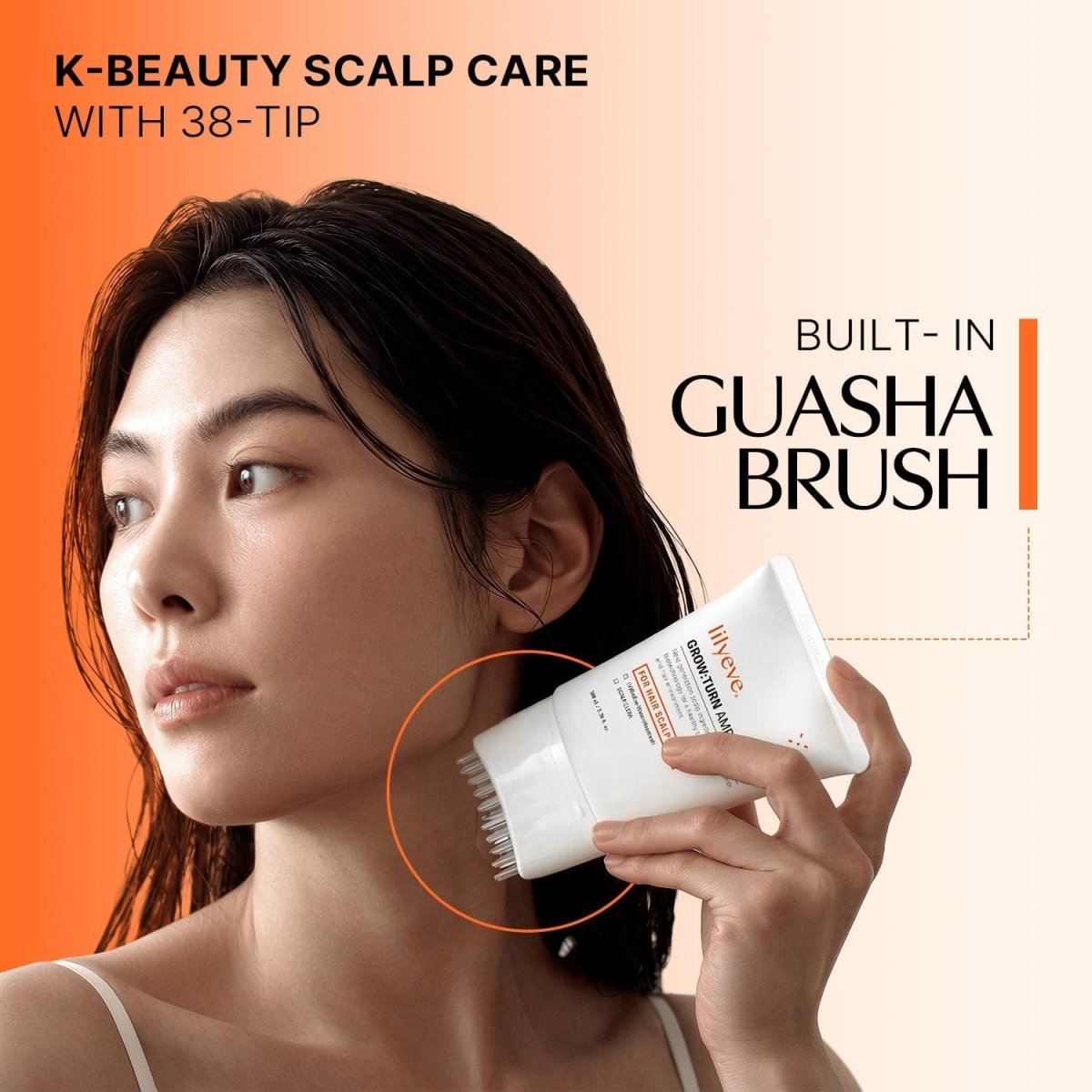 Lilyeve Grow:Turn Exosome Brush Ampoule 100ml Lakinza K-beauty