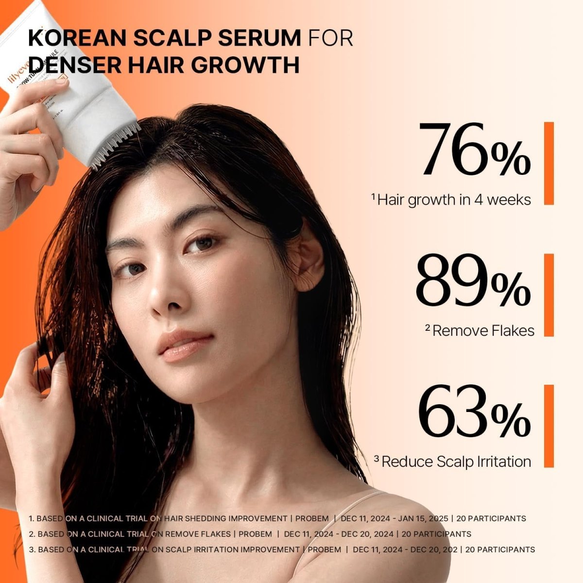 Lilyeve Grow:Turn Exosome Brush Ampoule 100ml Lakinza K-beauty