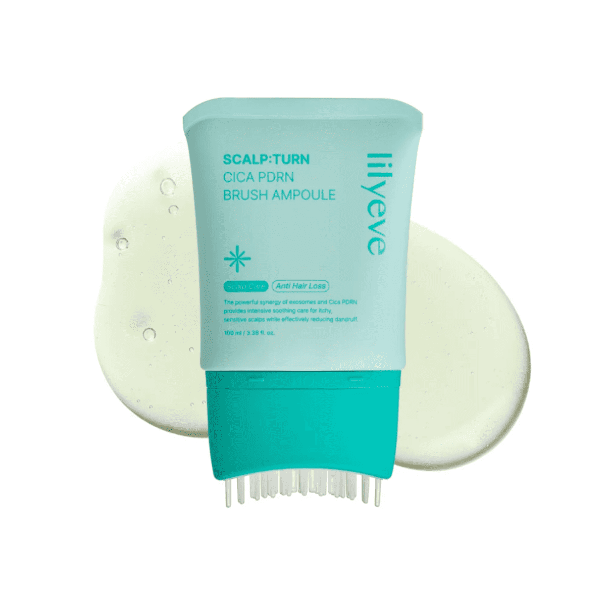 Lilyeve Scalp:Turn Cica PDRN Brush Ampoule 100ml Lakinza K-beauty