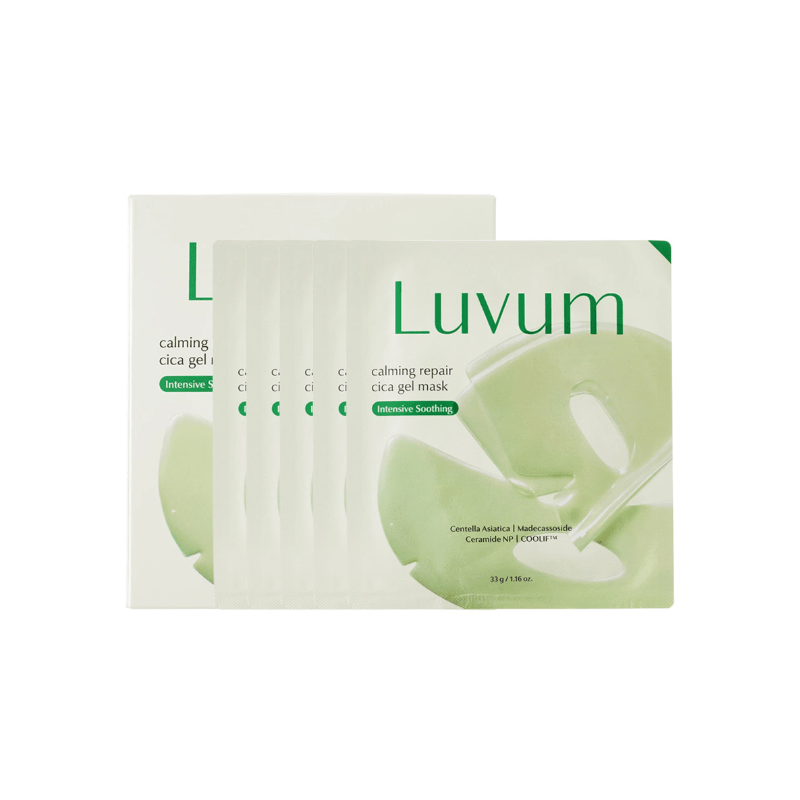 LUVUM Calming Repair Cica Gel Mask 33g Lakinza K-beauty