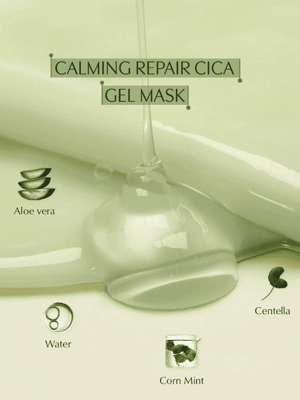 LUVUM Calming Repair Cica Gel Mask 33g Lakinza K-beauty