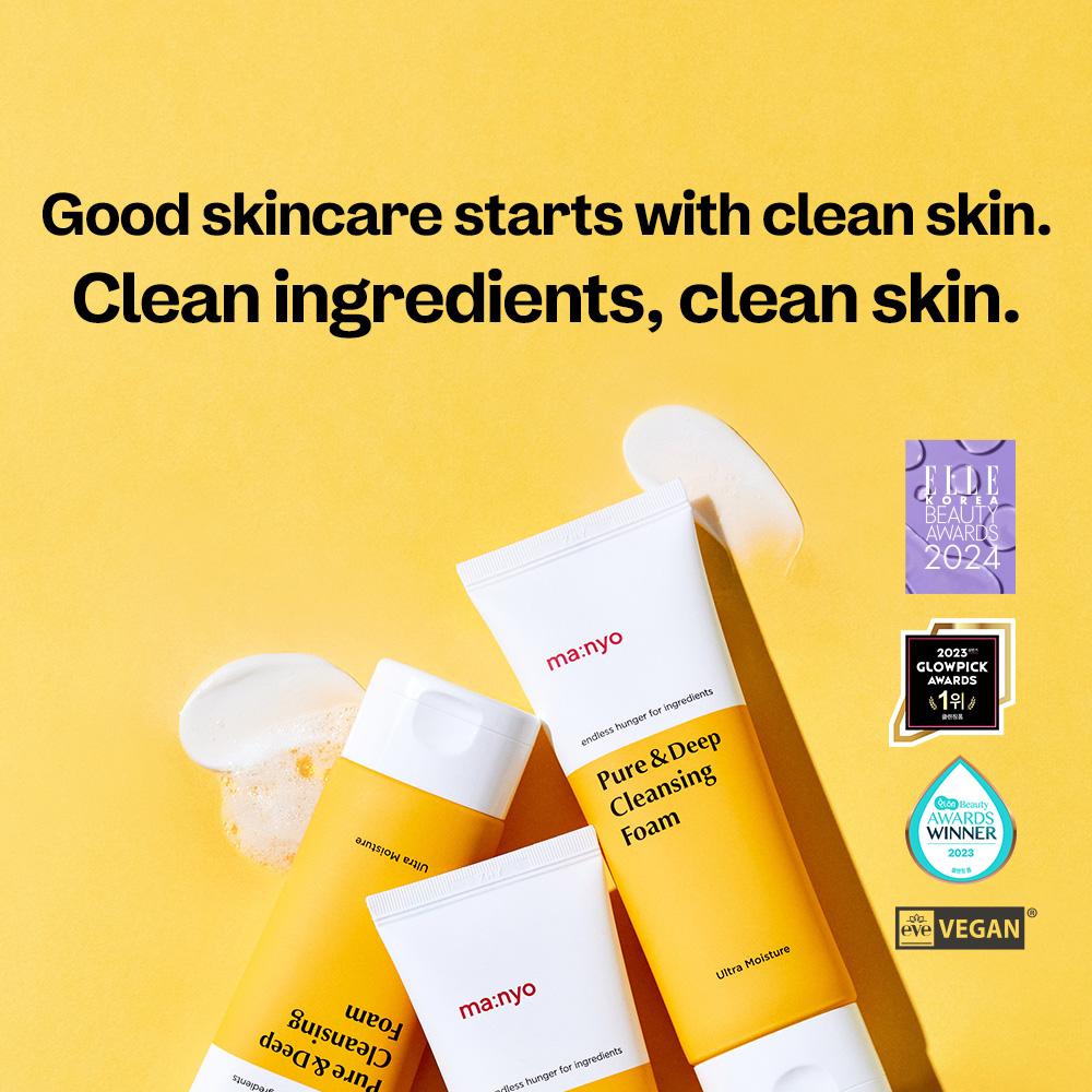 Ma:nyo Pure & Deep Cleansing Foam 200ml Lakinza K-beauty