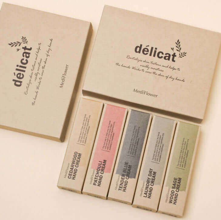 Medi Flower Délicat Hand Cream Set 30g*5 Lakinza K-beauty