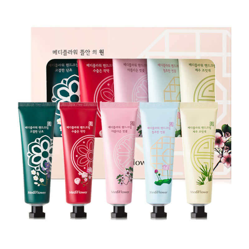 Medi Flower The Garden in a House Hand Cream Set 50g*5 Lakinza K-beauty