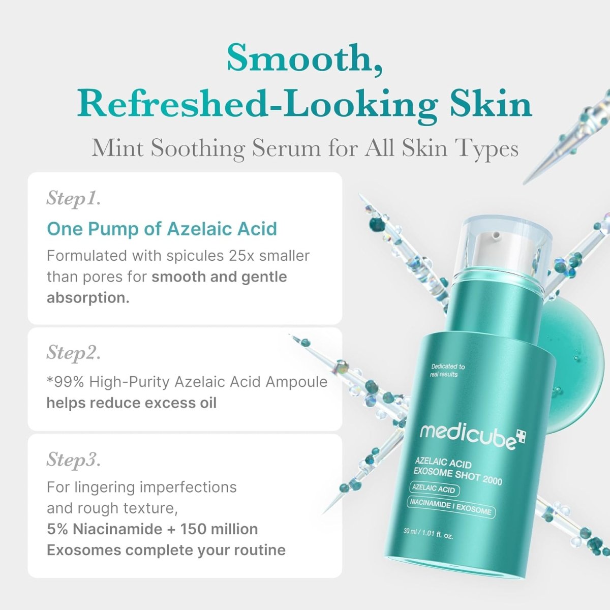 Medicube Azelaic Acid Exosome Shot 2000 30ml | Lakinza K - beauty Canada