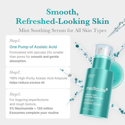 Medicube Azelaic Acid Exosome Shot 2000 30ml | Lakinza K - beauty Canada