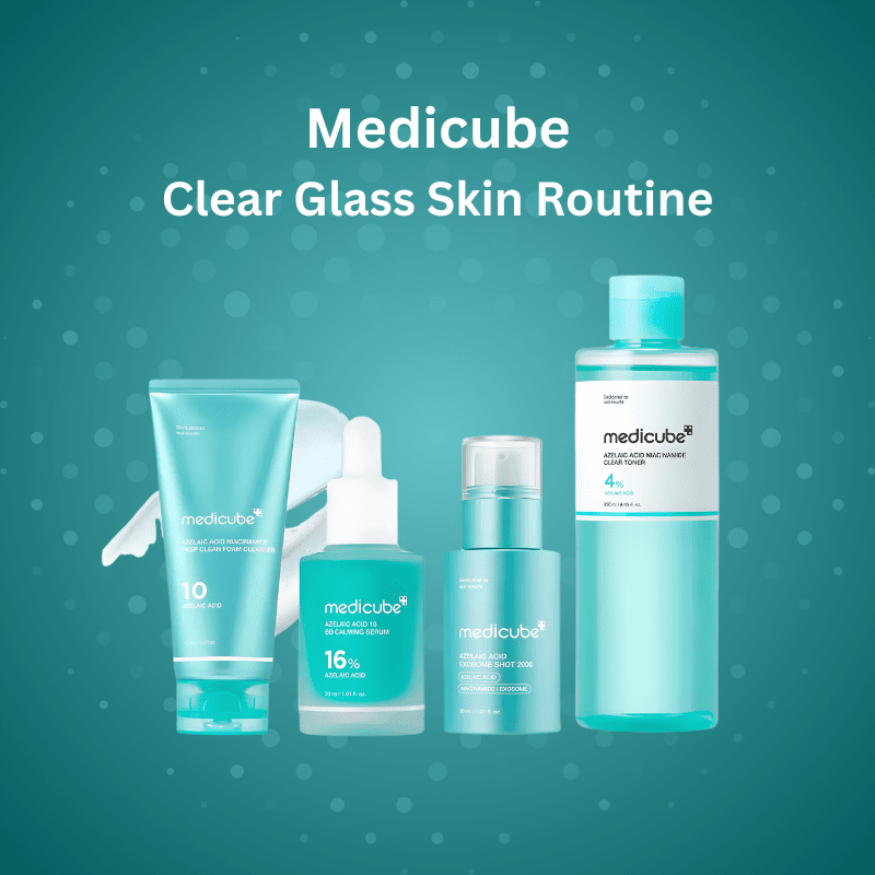 Medicube Calm Clear Glass Skin Routine