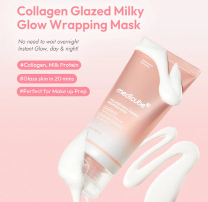 medicube Collagen Milk Toning Wrapping Mask 75ml | Lakinza K - beauty Canada