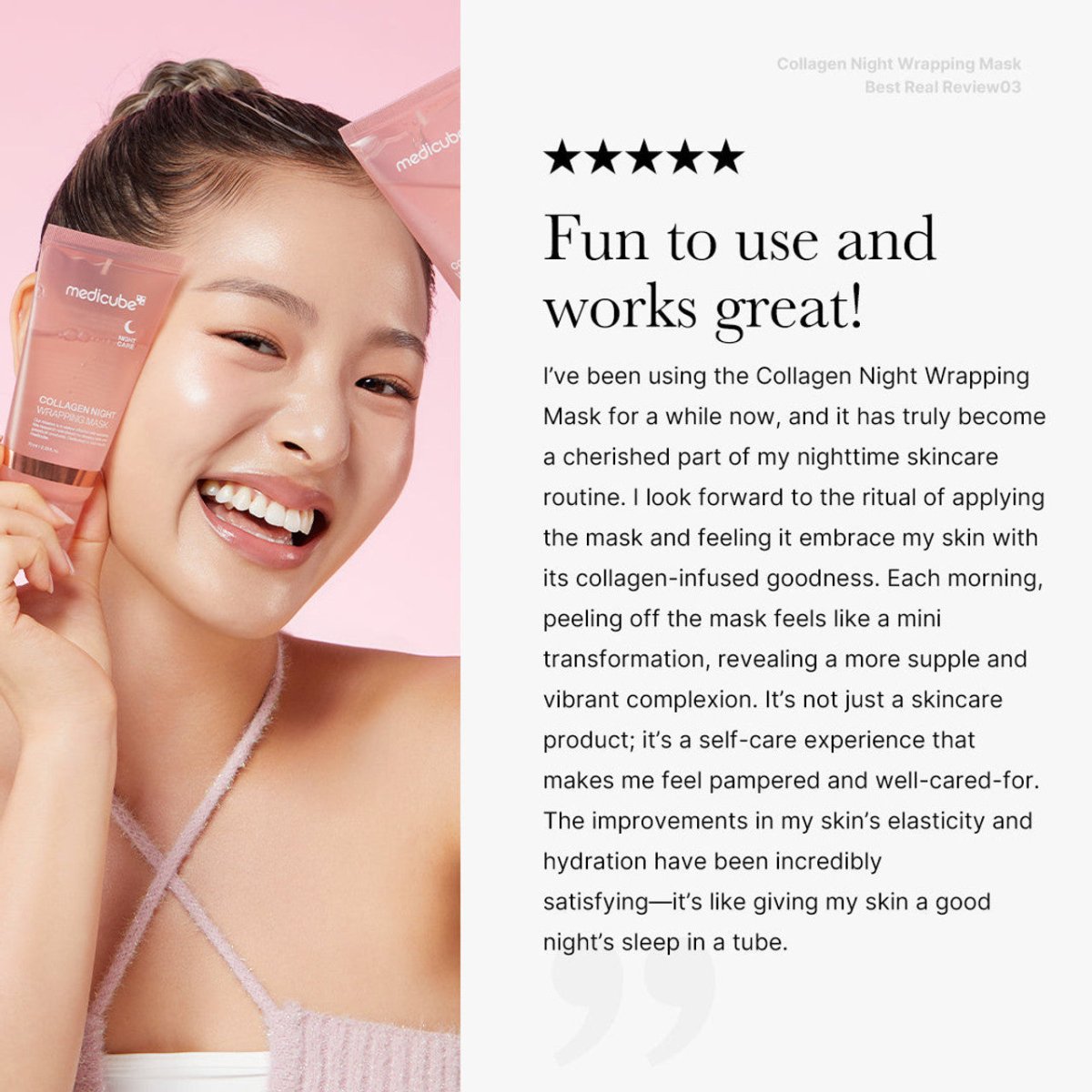 Medicube Collagen Night Wrapping Mask 75ml Lakinza K-beauty
