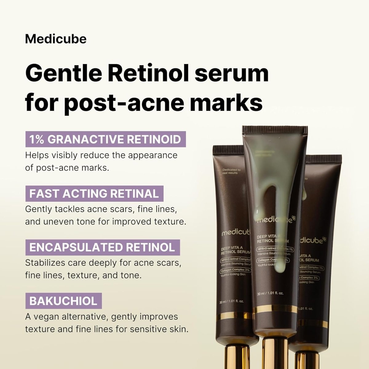 Medicube Deep Vita A Retinol Serum 30ml | Lakinza K - beauty Canada