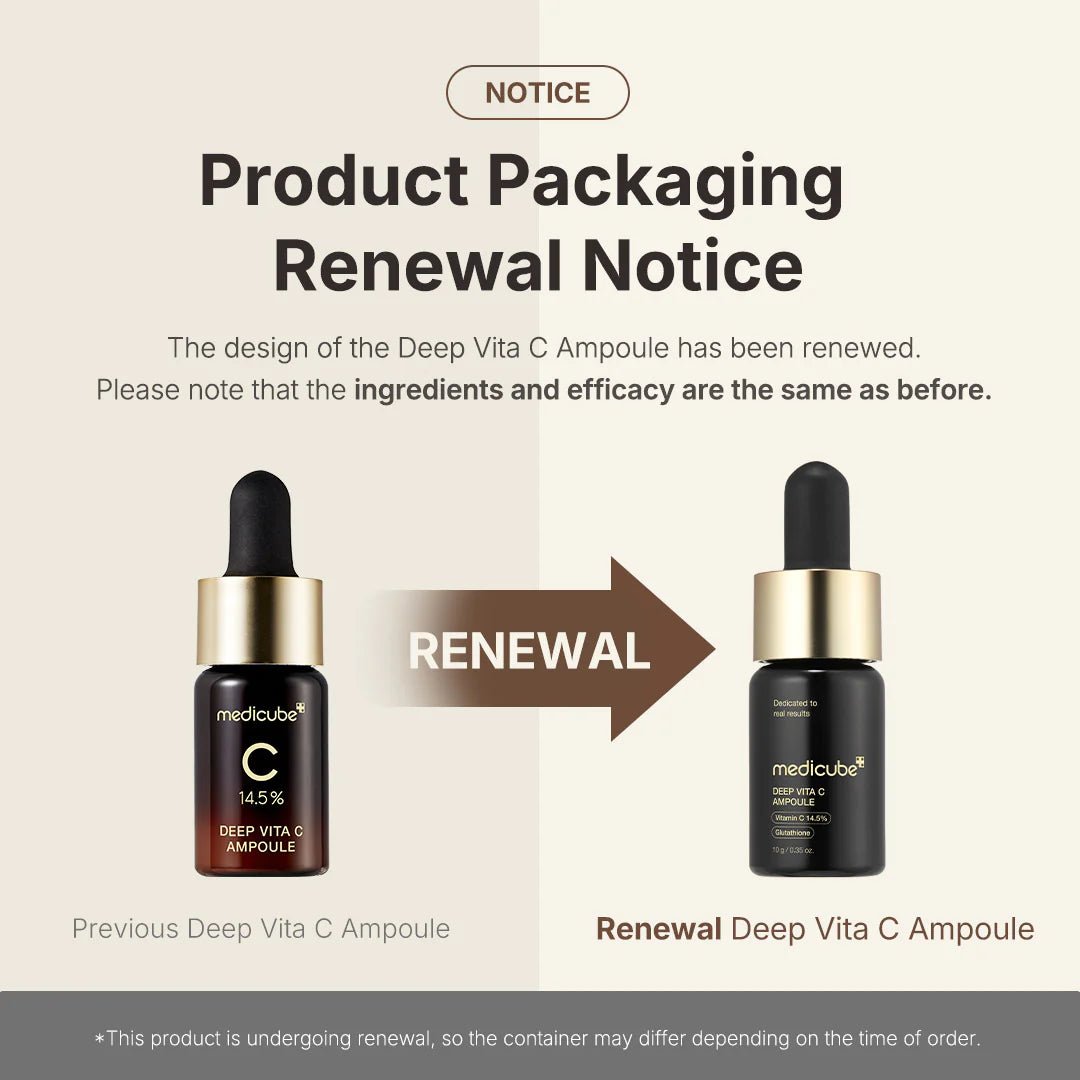 Medicube Deep Vita C Ampoule 2.0 10g x 3 | Lakinza K - beauty Canada