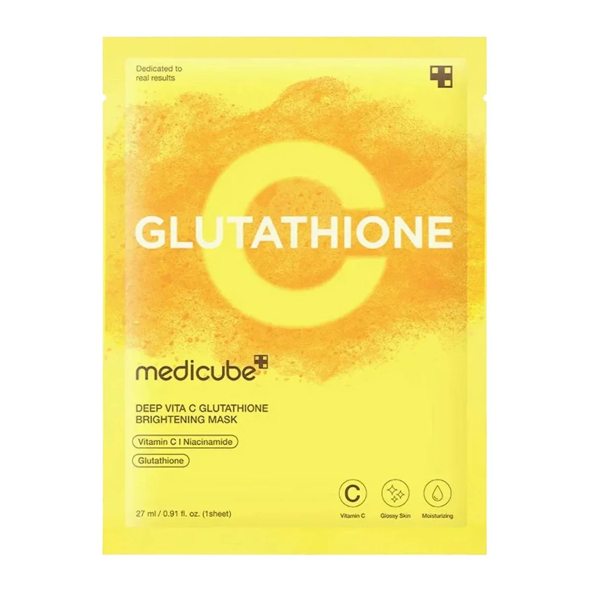 Medicube Deep Vita C Glutathione Brightening Mask 27ml Lakinza K-beauty