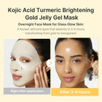 Medicube Kojic Acid Turmeric Brightening Gel Mask 28g - 1PC | Lakinza K - beauty Canada