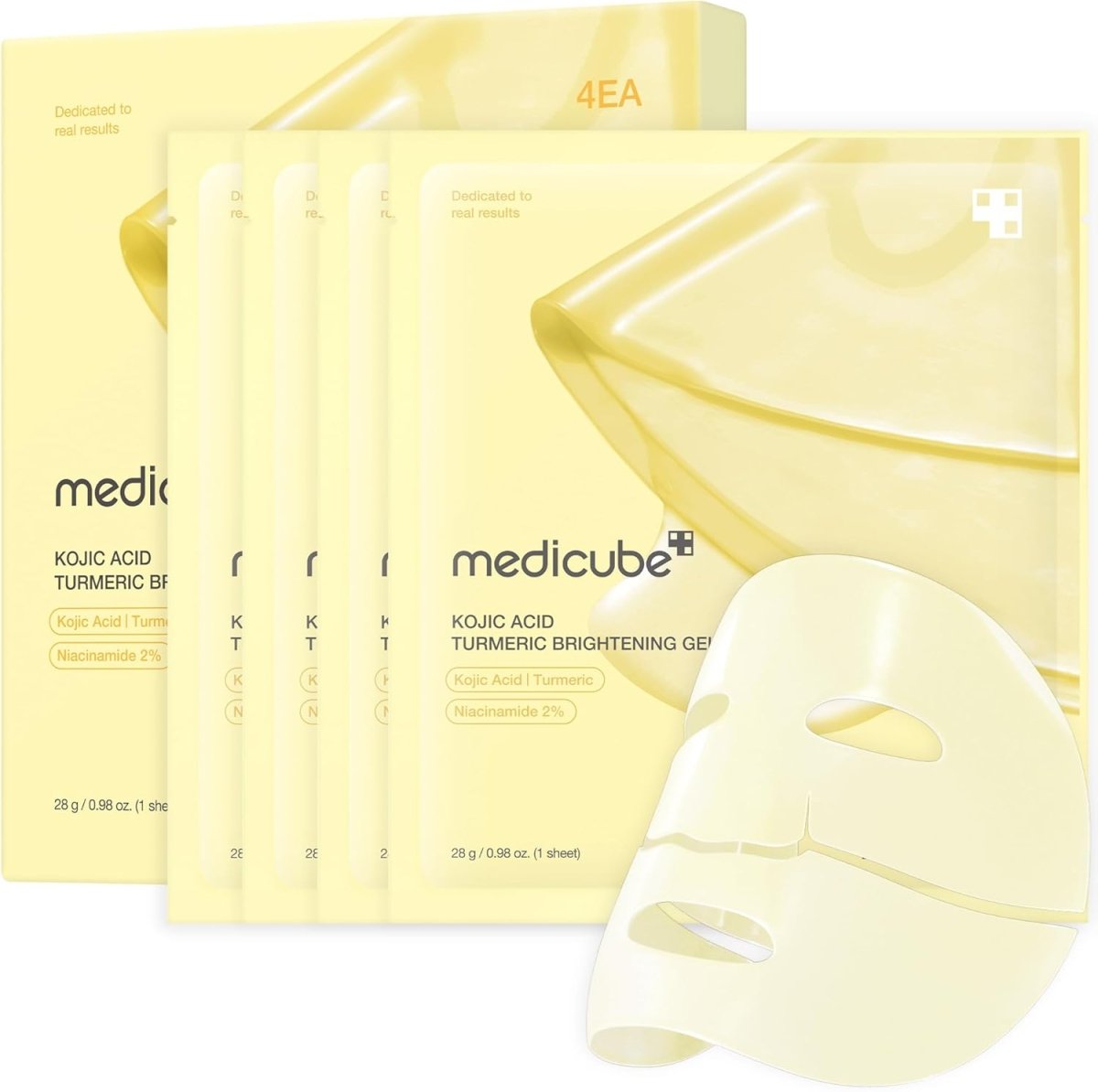 Medicube Kojic Acid Turmeric Brightening Gel Mask 28g - 1PC Lakinza K-beauty