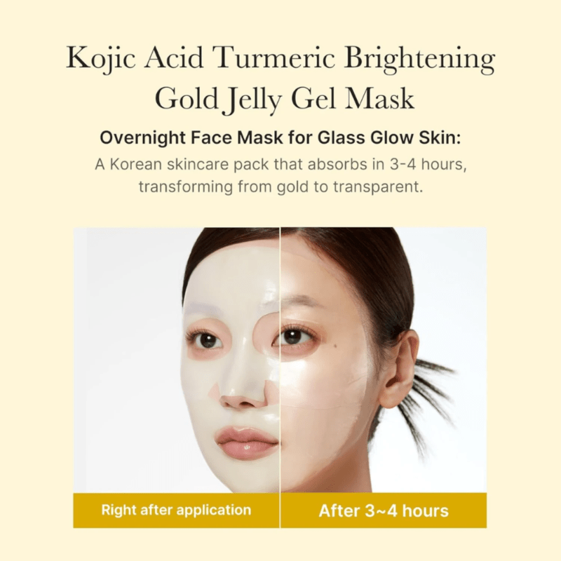 medicube Kojic Acid Turmeric Brightening Gel Mask 28g | Lakinza K - beauty Canada