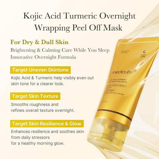 Medicube Kojic Acid Turmeric Night Wrapping Mask 75ml | Lakinza K - beauty Canada