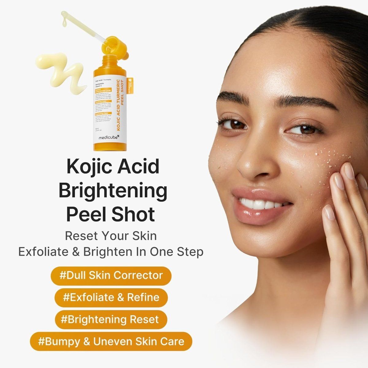 Medicube Kojic Acid Turmeric Peel Shot 80ml Lakinza K-beauty