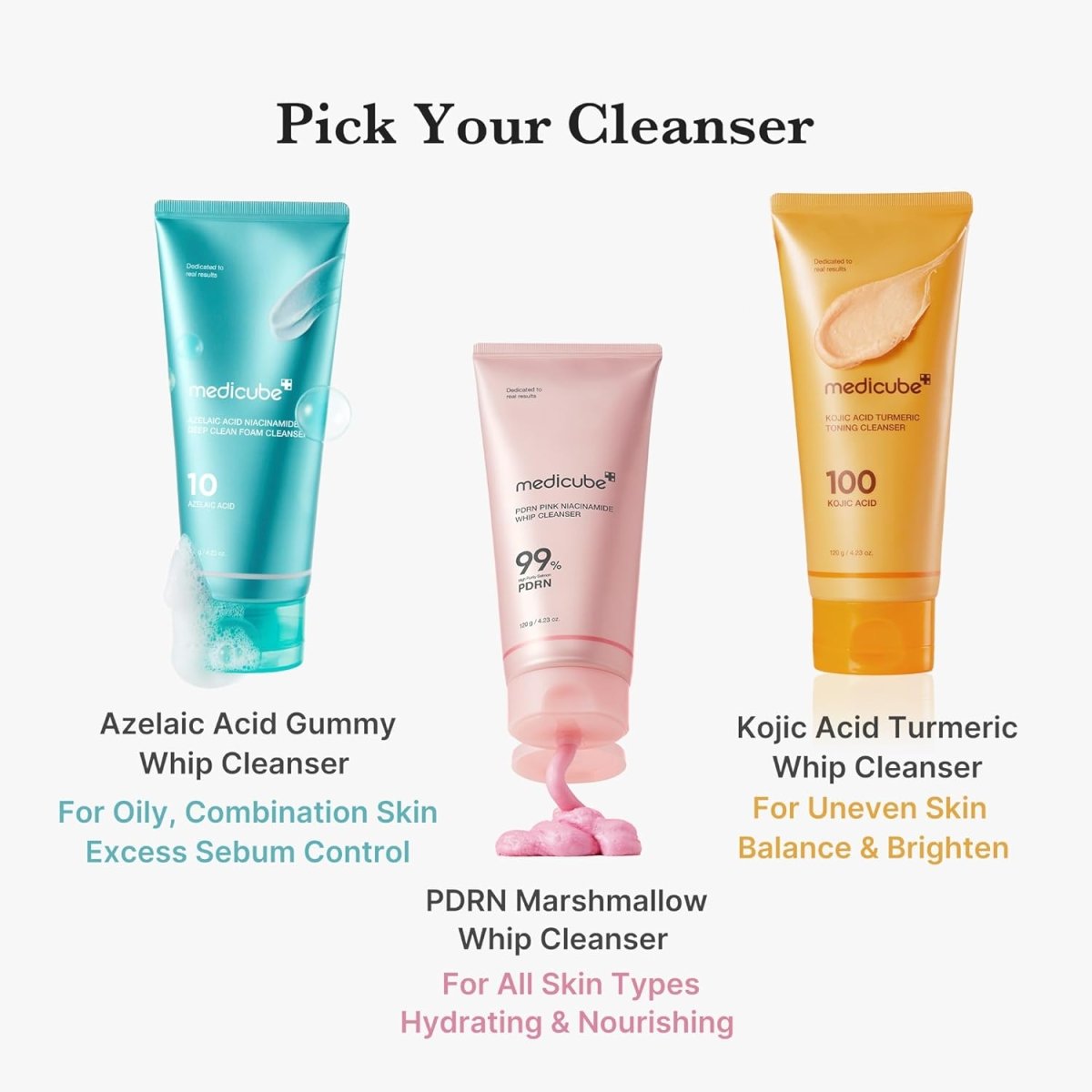 Medicube Kojic Acid Turmeric Toning Cleanser 120g | Lakinza K - beauty Canada