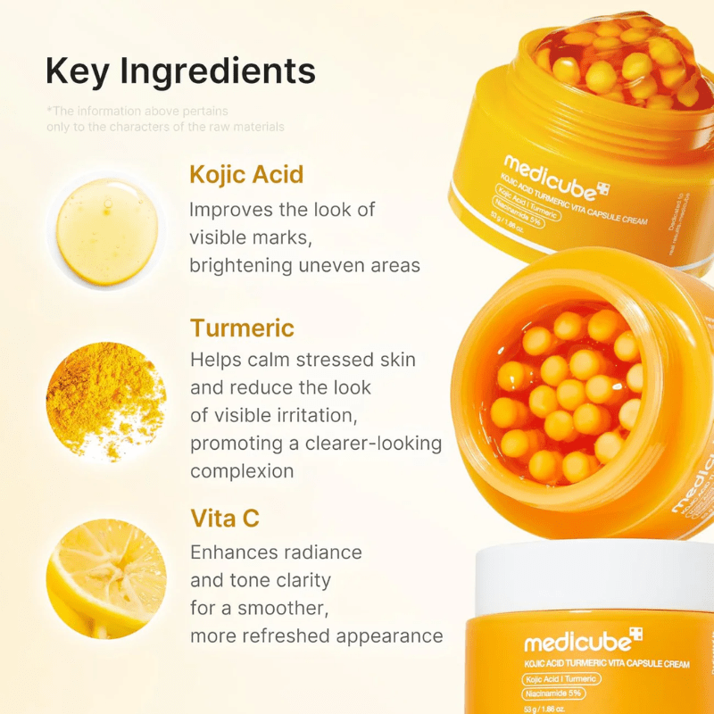 Medicube Kojic Acid Turmeric Vita C Capsule Cream 53g | Lakinza K - beauty Canada