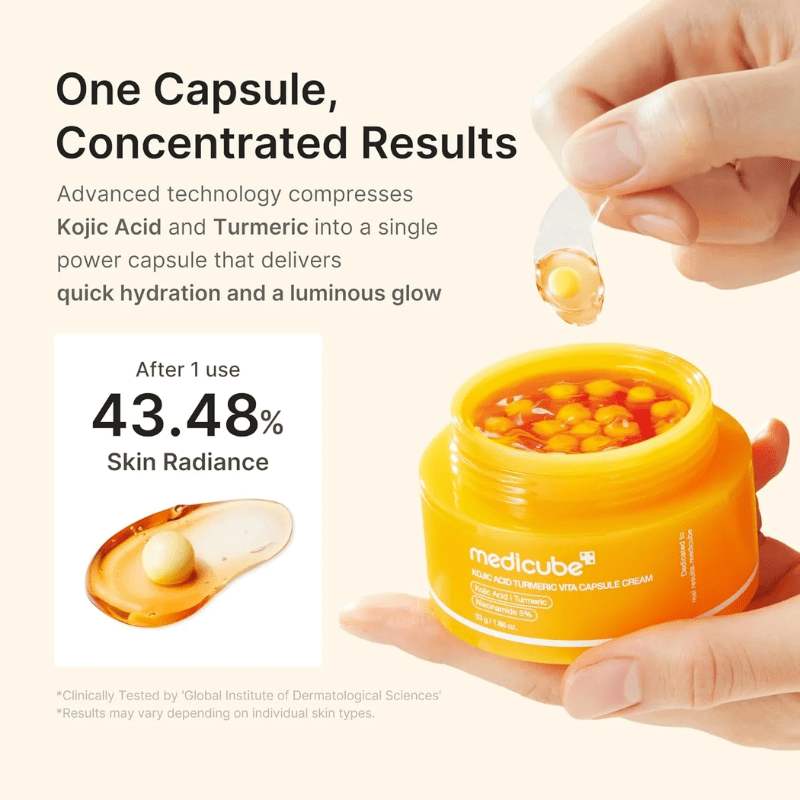 Medicube Kojic Acid Turmeric Vita C Capsule Cream 53g | Lakinza K - beauty Canada