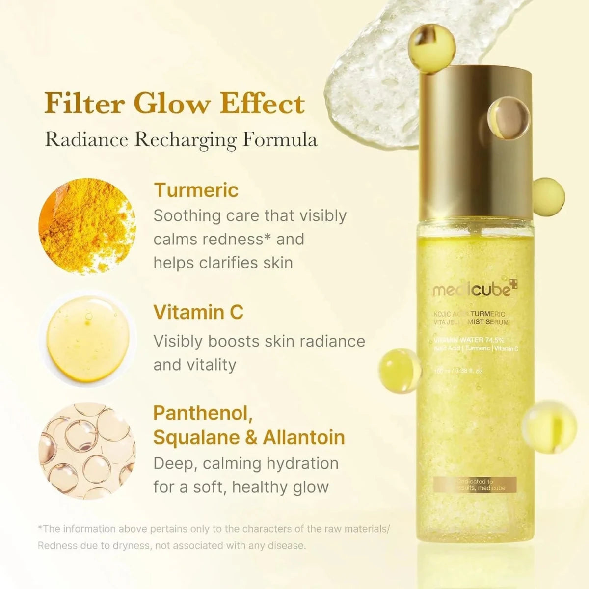 medicube Kojic Acid Turmeric Vita Jelly Mist Serum 100ml | Lakinza K - beauty Canada