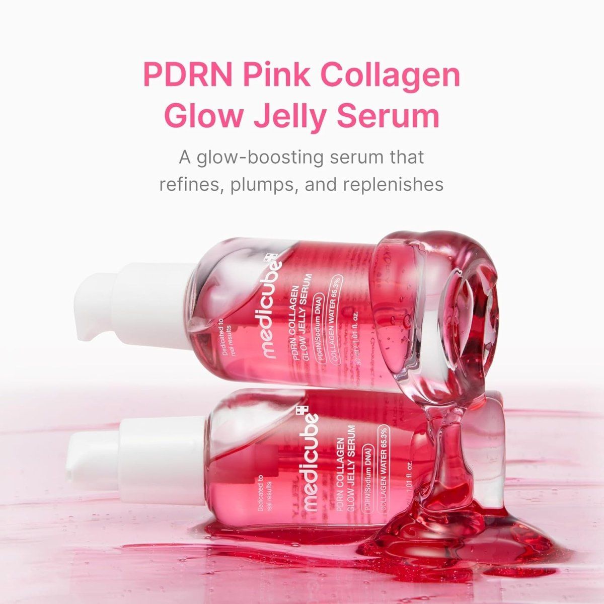 Medicube PDRN Collagen Glow Jelly Serum 30ml Lakinza K-beauty