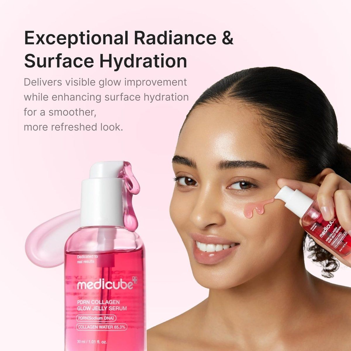 Medicube PDRN Collagen Glow Jelly Serum 30ml Lakinza K-beauty