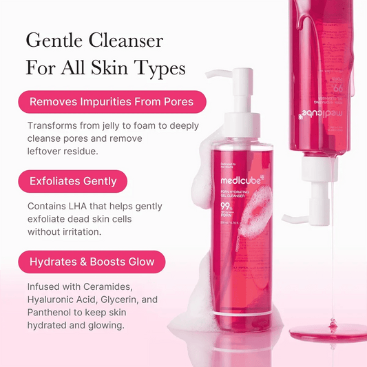 Medicube PDRN Hydrating Gel Cleanser 200ml | Lakinza K - beauty Canada