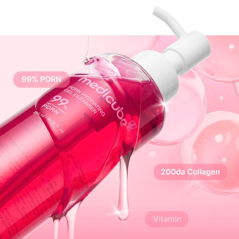 medicube PDRN Hydrating Gel Cleanser 200ml | Lakinza K - beauty Canada