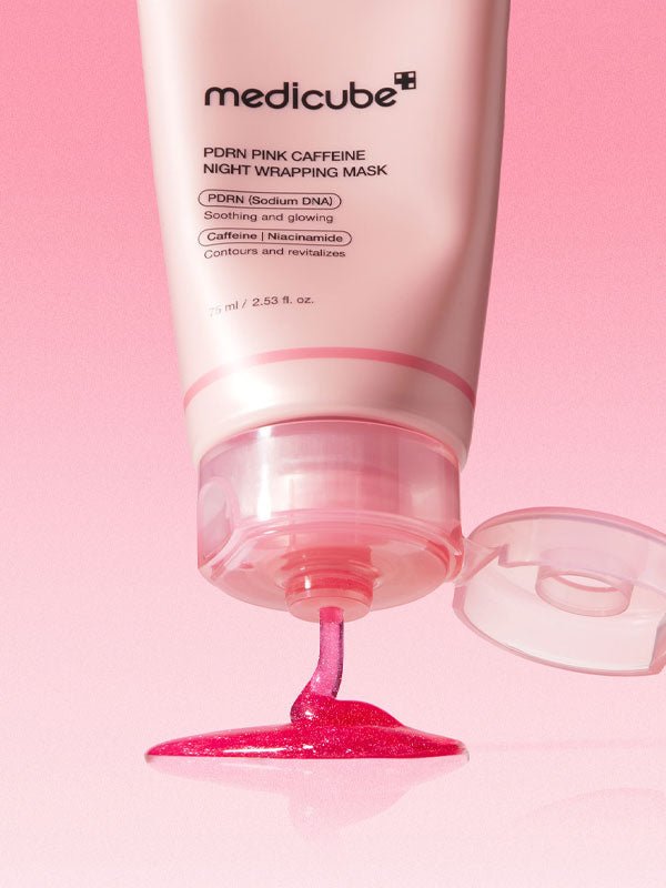 medicube PDRN Pink Caffeine Night Wrapping Mask 75ml | Lakinza K - beauty Canada