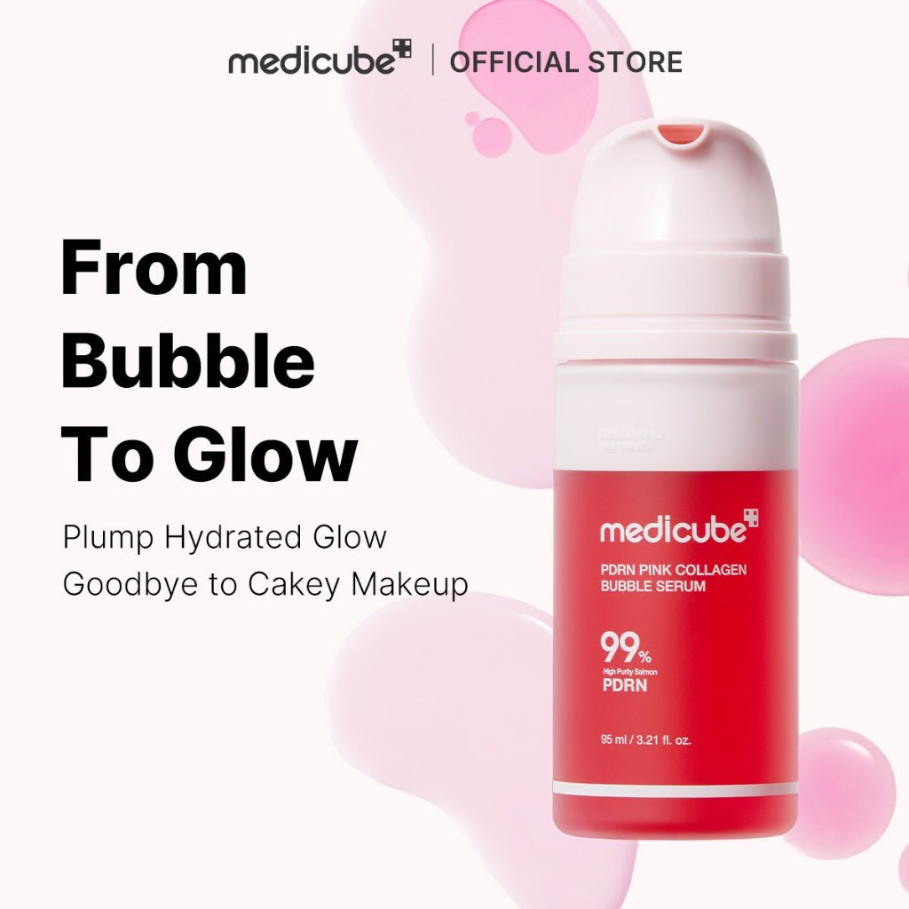 Medicube PDRN Pink Collagen Bubble Serum 95ml Lakinza K-beauty