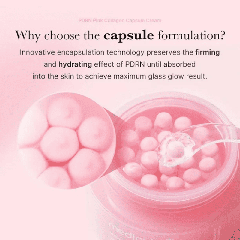 Medicube PDRN Pink Collagen Capsule Cream 55g Lakinza K-beauty
